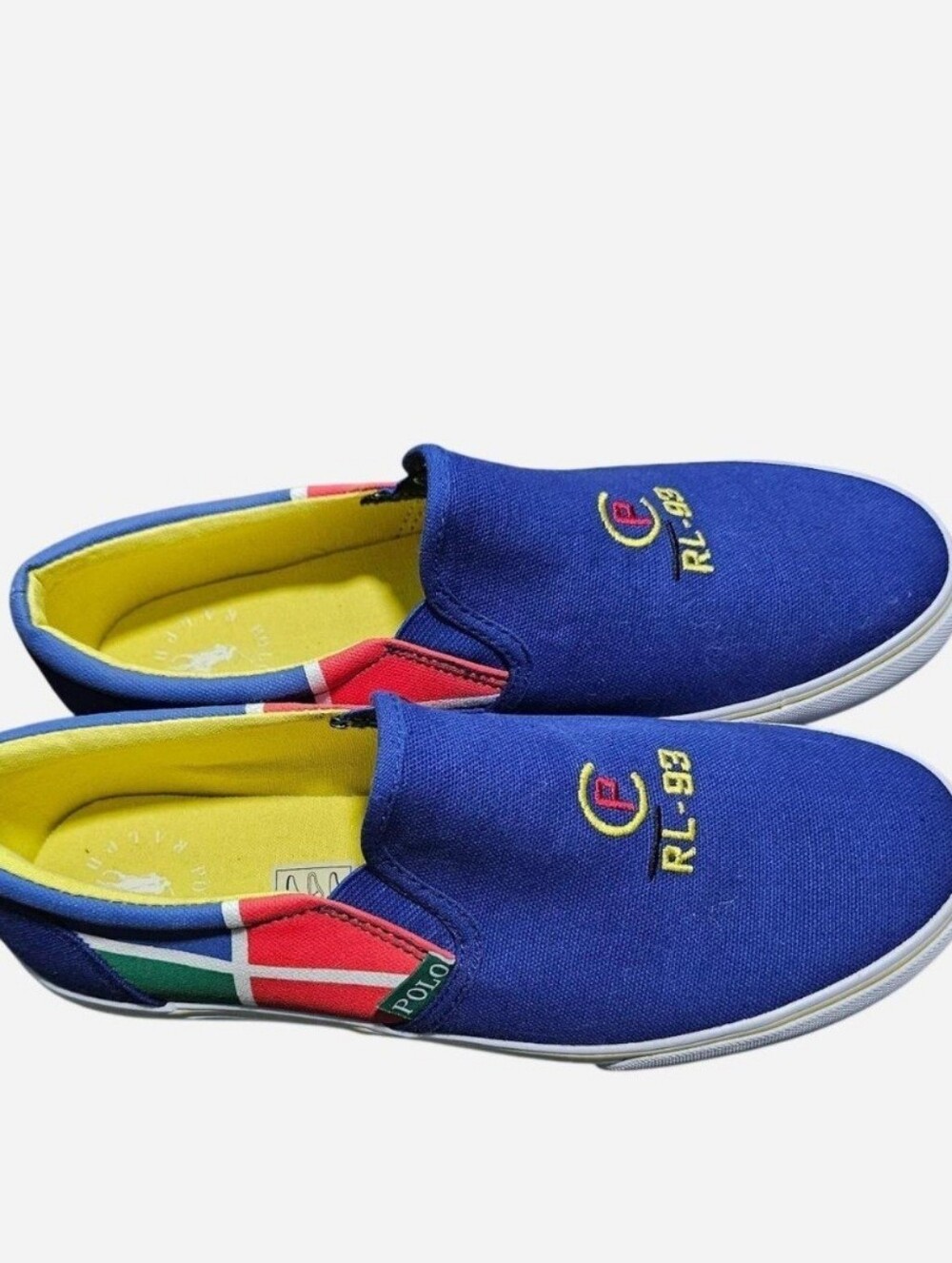Polo by Ralph Lauren Mens Slip-On Canvas Shoes